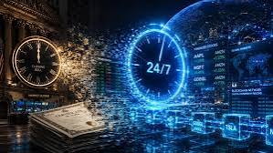 Traditional US stocks represented as digital tokens on blockchain financial infrastructure